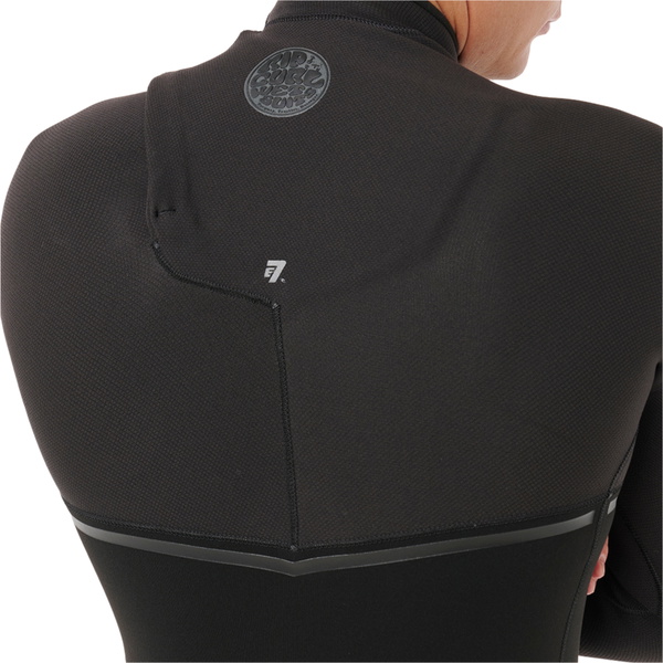 2026 Rip Curl Männer E-Bomb 2mm Zip-frei Langärmel Frühlings-Anzug 123MSP - Black